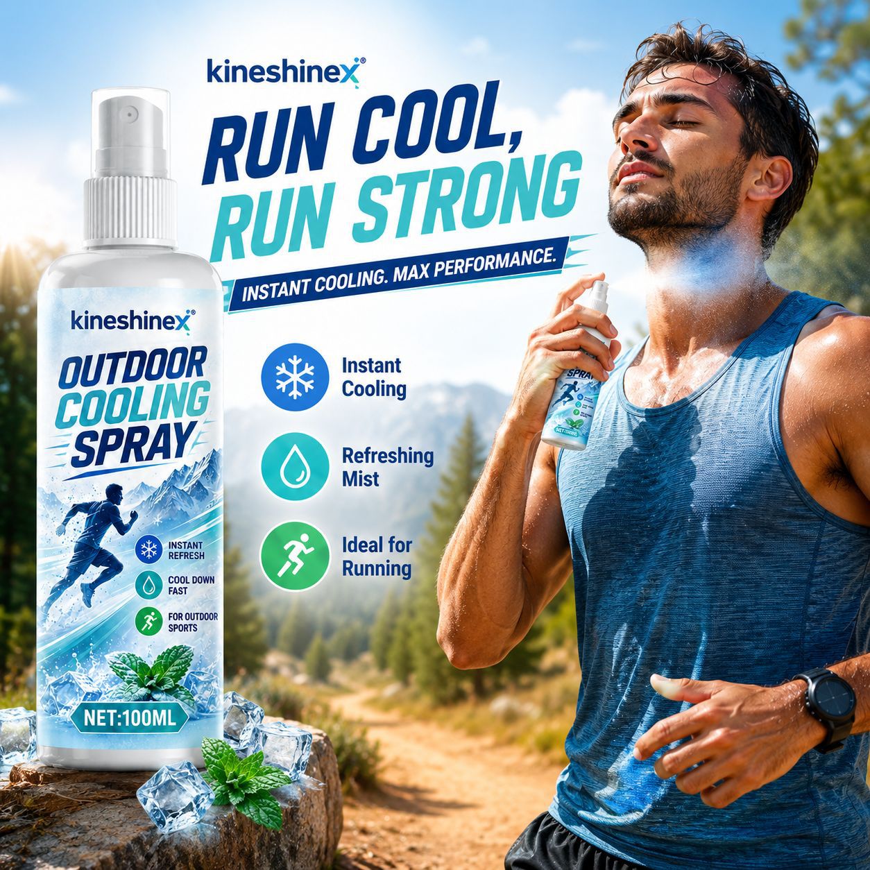 Hair Care Spray - Outdoor Cooling Spray 100ml – Direct