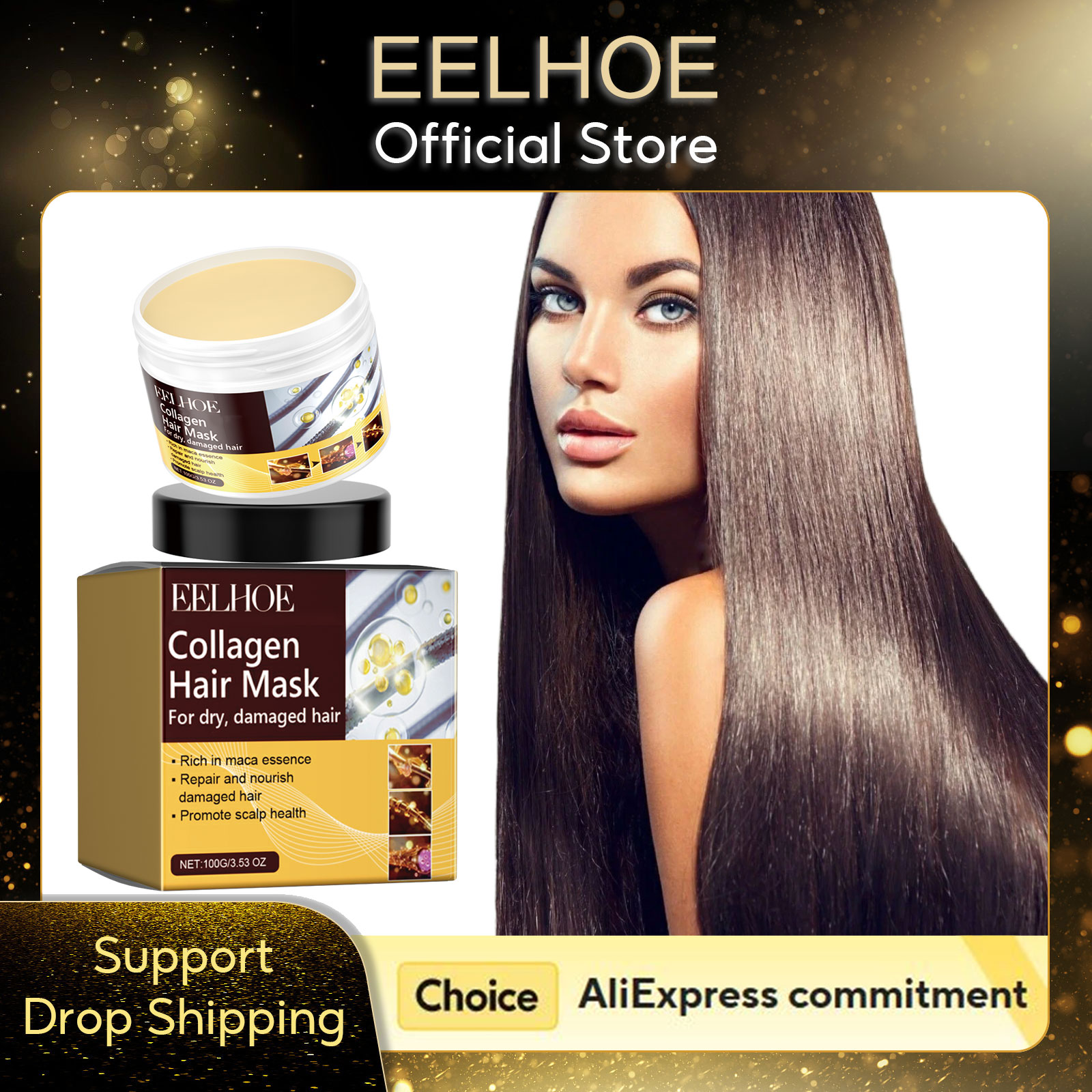 Hair Care Collagen - EELHOE Collageen Haarmasker Anti-Haaruitval Behandeling voor