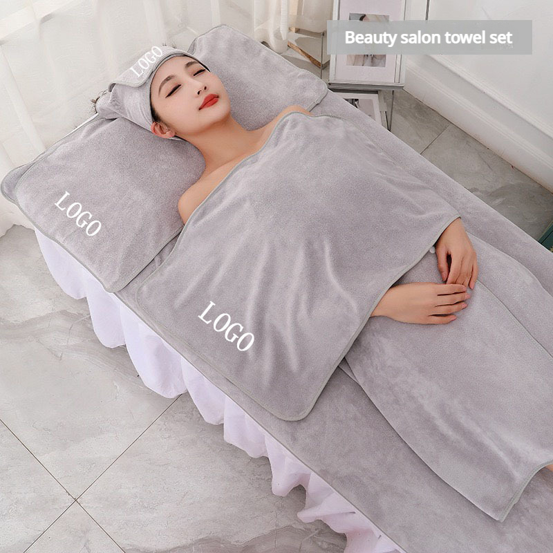 Hair Care Logo - 5 stks SPA Gewijd Handdoeken Verdikte