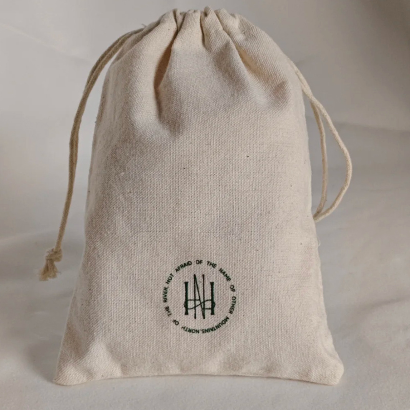 Hair Care Logo - Natuurlijke katoenen geschenkzakken Mooie make-up Haar