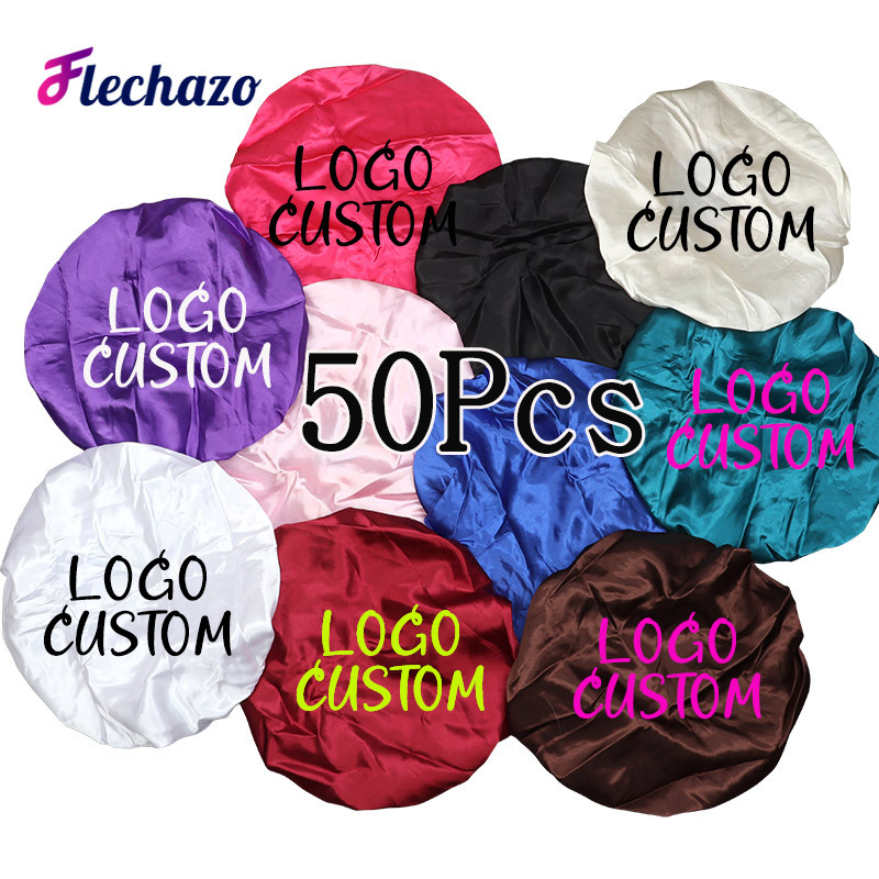 Hair Care Logo - Zijden Bonnet voor Haarverzorging 50 Stuks