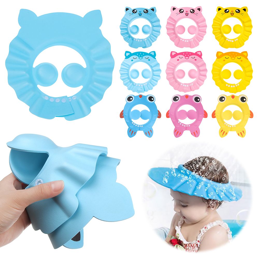 Hair Care For Baby - Oorbescherming Waterdichte Verstelbare Oogbescherming Bad Vizier