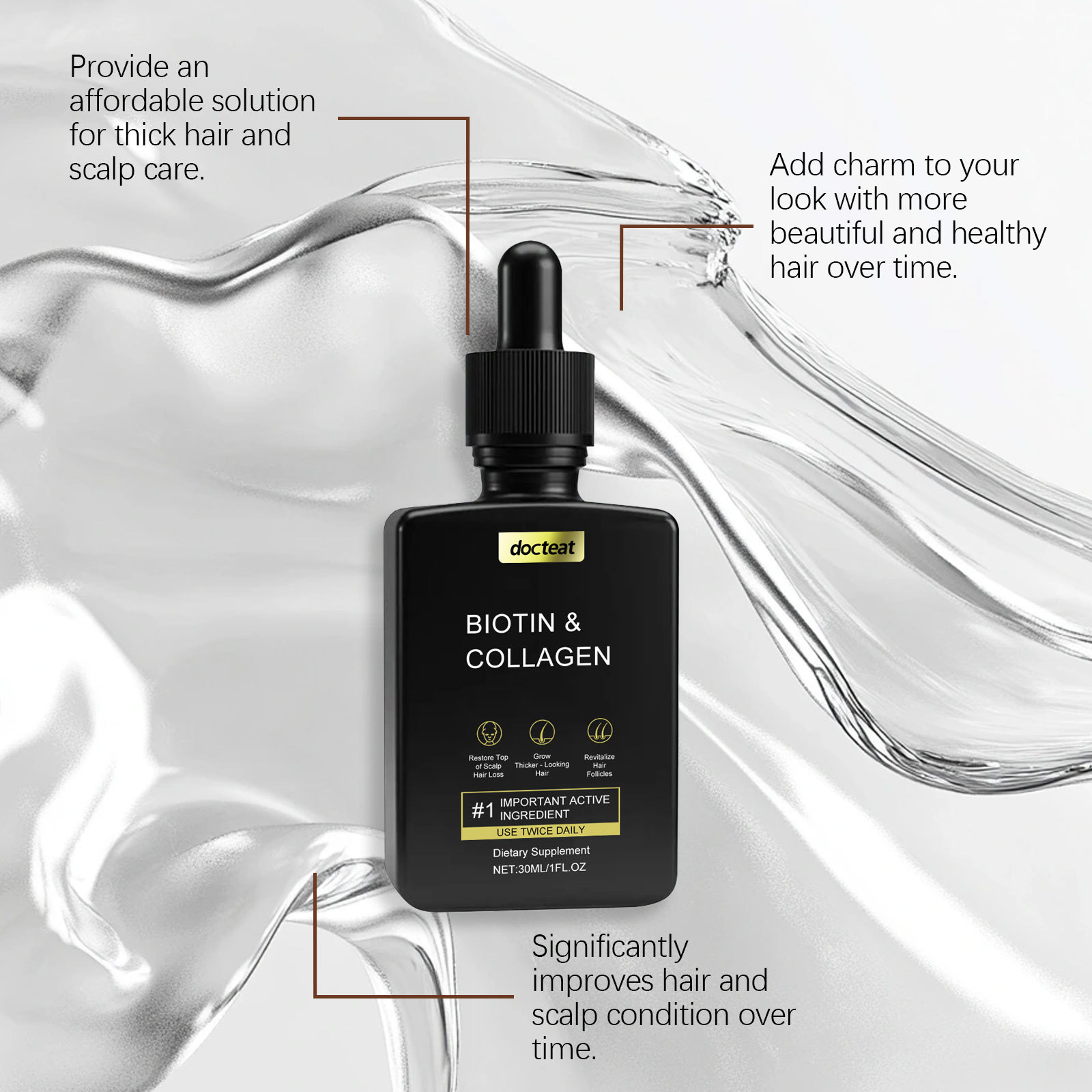 Collageen Haargroeidruppels Ge - Hair Care Collagen recensie en prijs
